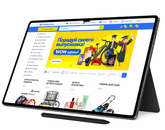 Планшет с интернет-магазином