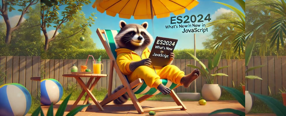 Енот на шезлонге